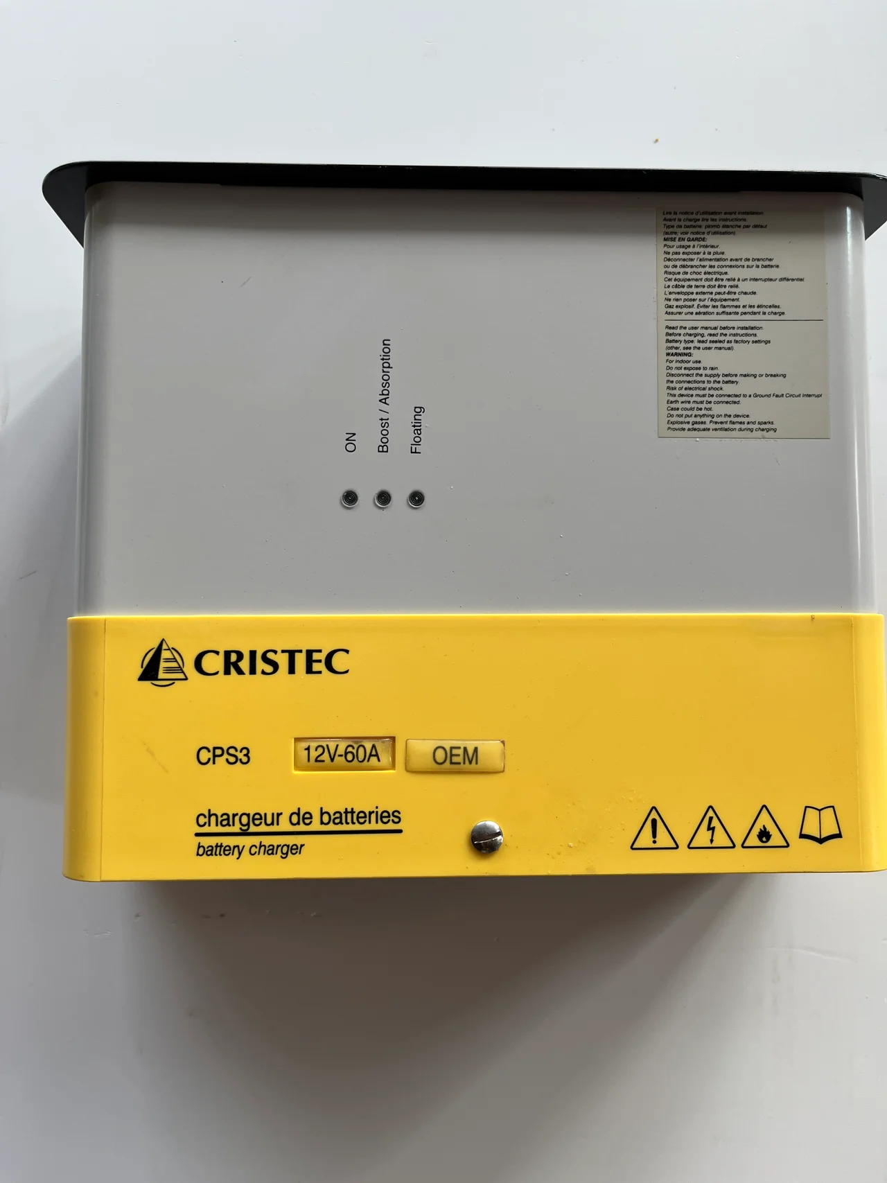 Ladegerät CRISTEC 12V / 60A